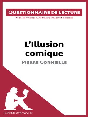 cover image of L'Illusion comique de Pierre Corneille